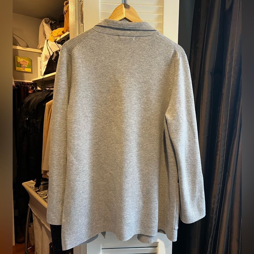 J. Crew Light Gray Eloise Sweater Blazer - Picture 5 of 5